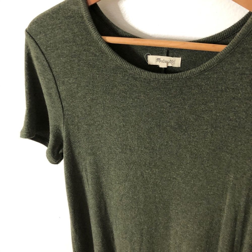 Madewell Ribbed Swingy Tee Dress Size Large - Picture 4 of 6